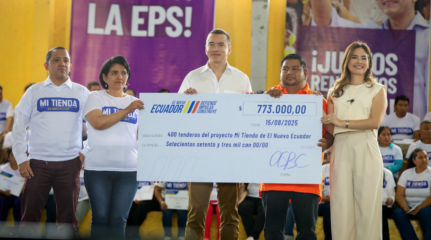 Gobierno Nacional entrega más de USD 770.000 en recursos no reembolsables a 400 tenderas y tenderos del país 