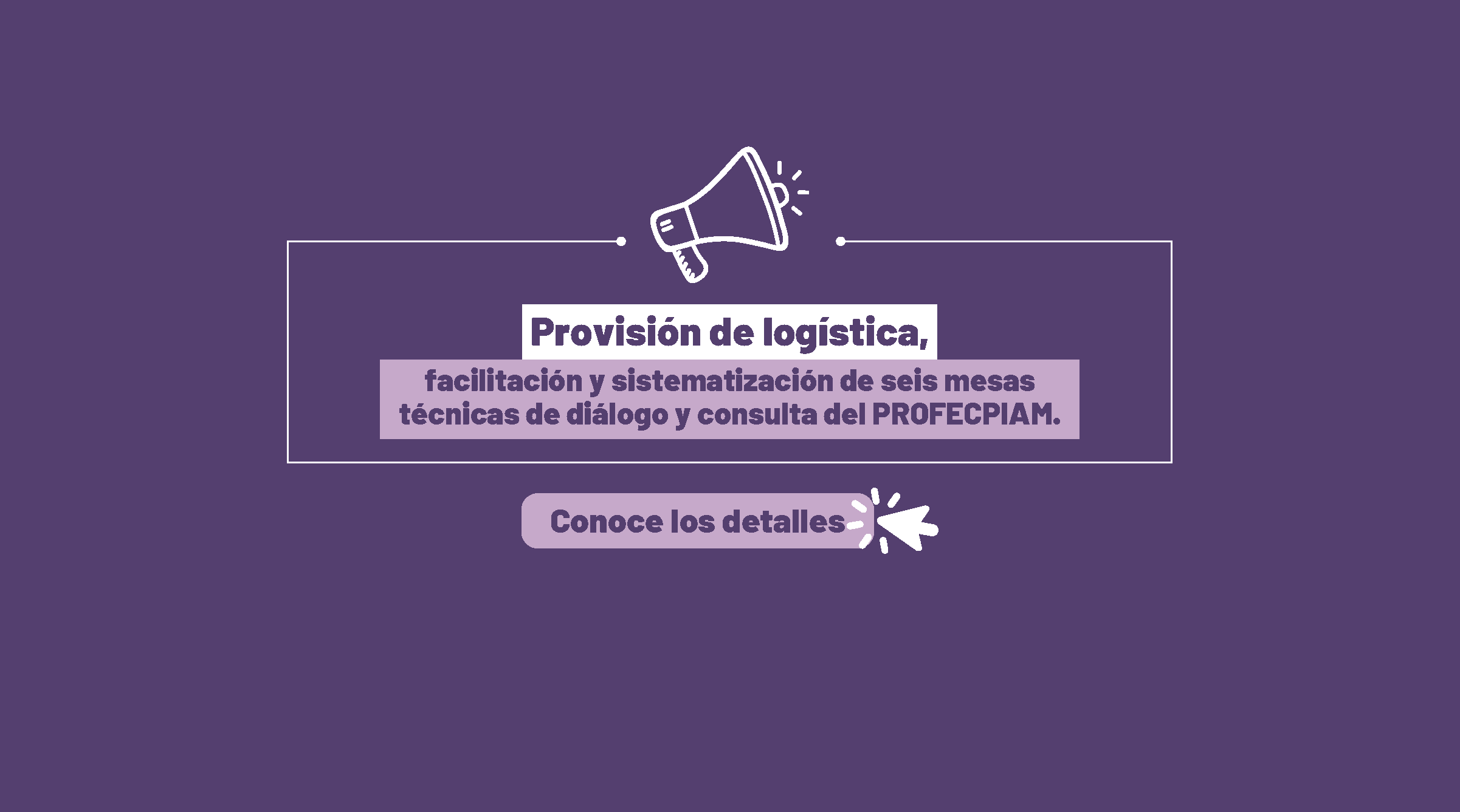 ¿Sé parte de la convocatoria de contratación del PROFECPIAM!