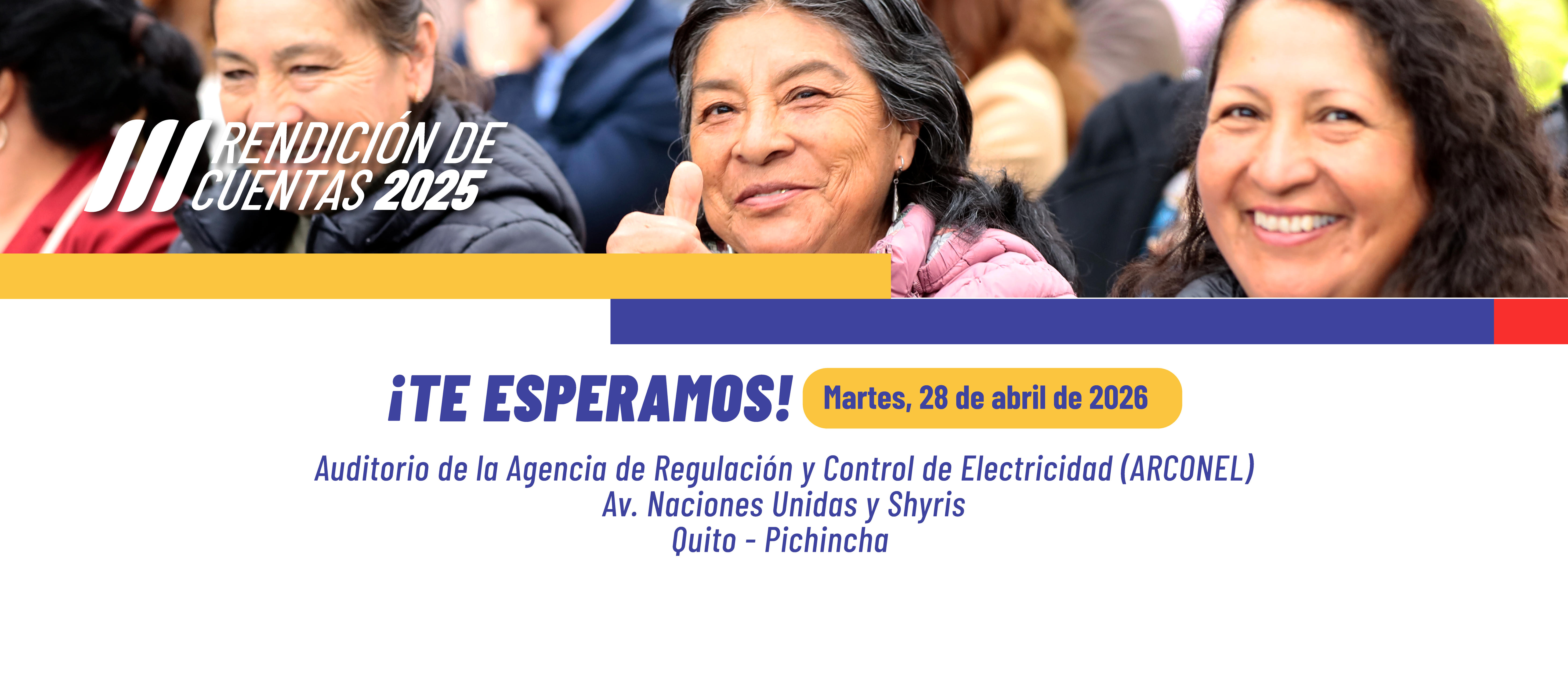 ¡Te invitamos a ser parte de nuestra Rendición de Cuentas 2025!